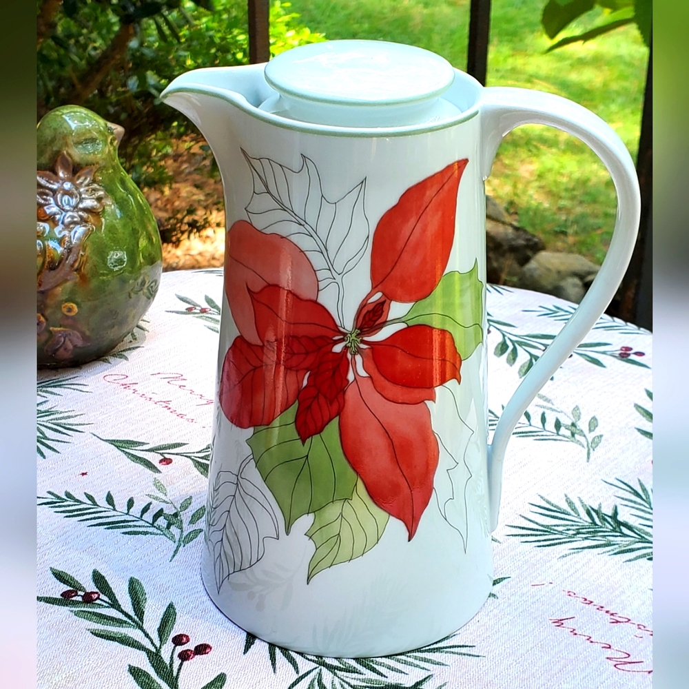 BLOCK Pointsettia Mini Coffee Pot